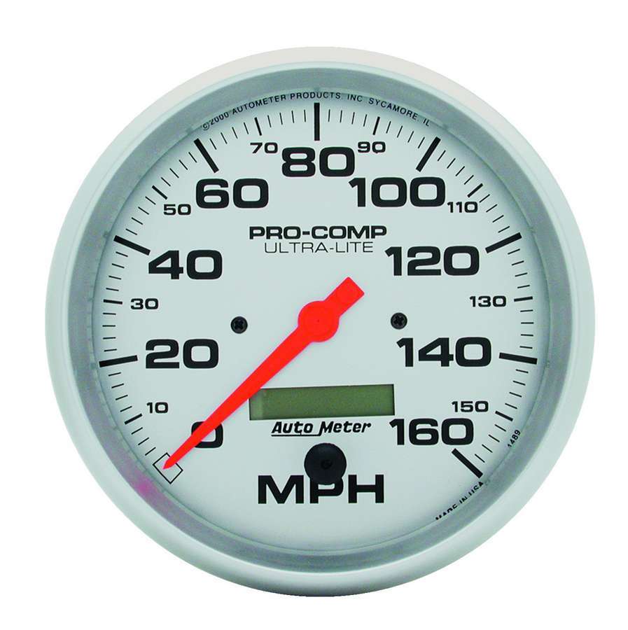 AutoMeter5in Ultra-Lite Elec. 160MPH Speedometer