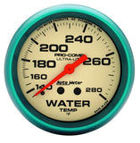 AutoMeter2-5/8 Ultra-Nite Water Temp Gauge 140-280