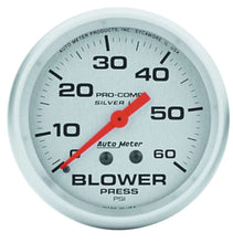 Load image into Gallery viewer, AutoMeter2-5/8in Ultra-Lite 0-60 Blower Press. Gauge