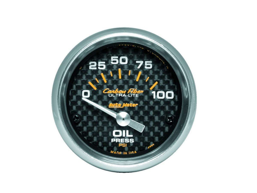 AutoMeterC/F 2-1/16in Oil Pressure Gauge 0-100PSI