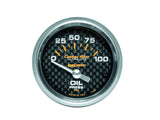 AutoMeterC/F 2-1/16in Oil Pressure Gauge 0-100PSI