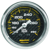 AutoMeter2-1/16in C/F Oil Temp. Gauge 140-280