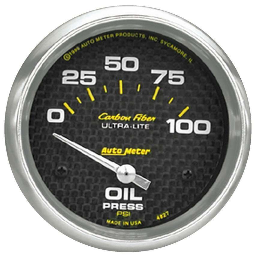 AutoMeterC/F 2-5/8in Oil Pressure Gauge 0-100PSI