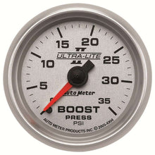 Load image into Gallery viewer, AutoMeter2-1/16in U/L II Boost Gauge - 0-35psi