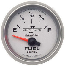 Load image into Gallery viewer, AutoMeter2-1/16in U/L II Fuel Level Gauge 240-33ohms