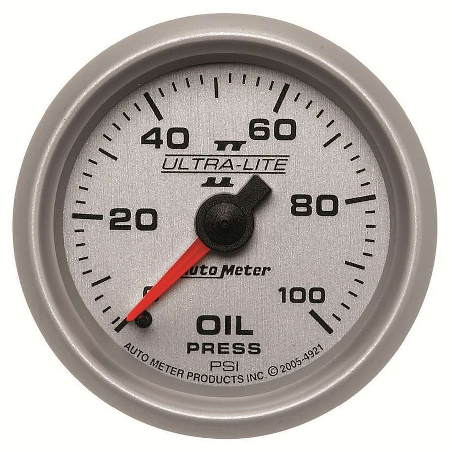 AutoMeter2-1/16in U/L II Oil Pressure Gauge 0-100psi