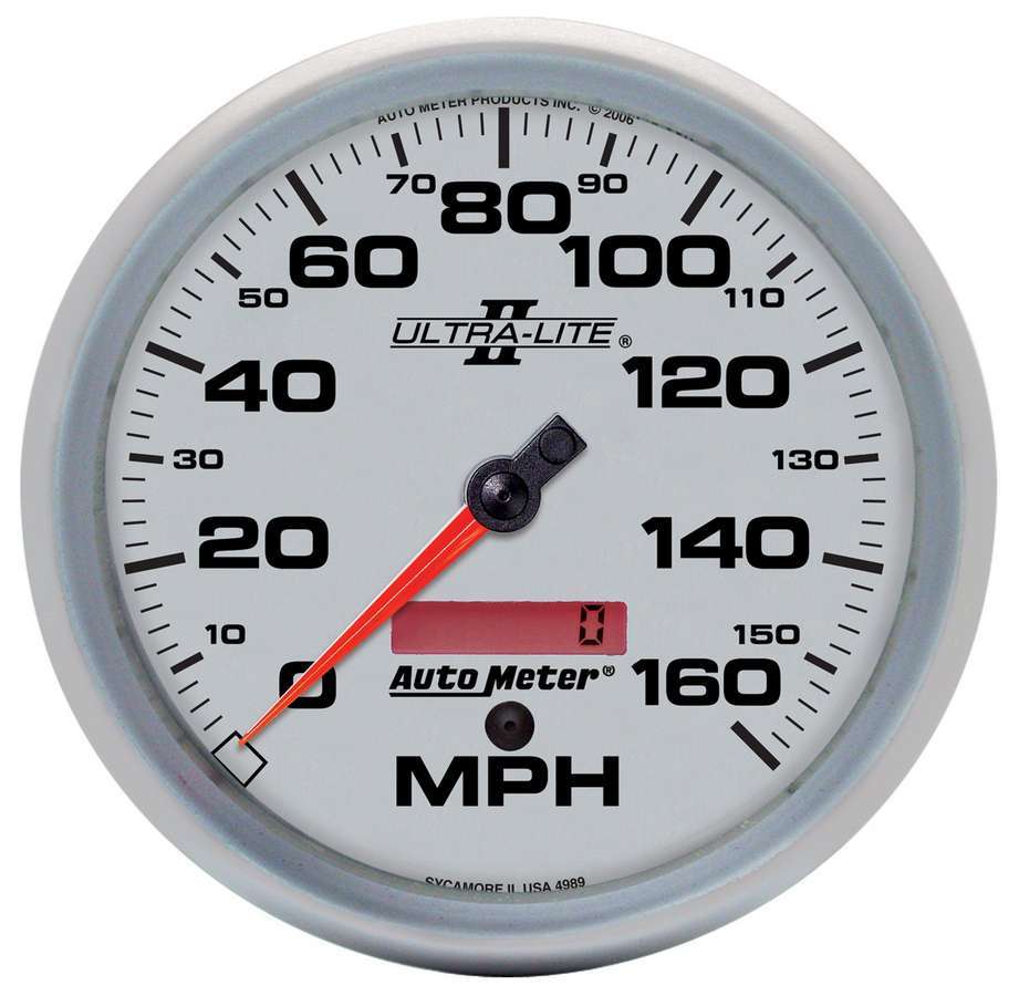 AutoMeter5in U/L II In-Dash Speedo 160MPH