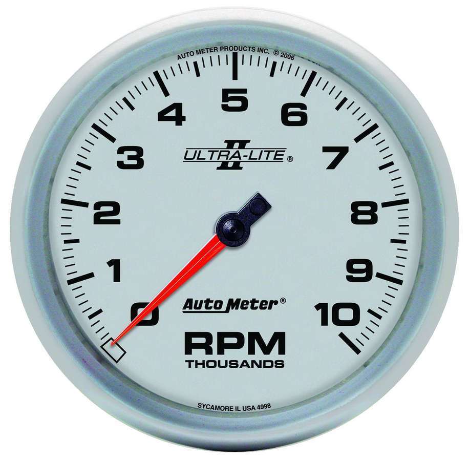 AutoMeter5in U/L II In-Dash Tach 10K RPM