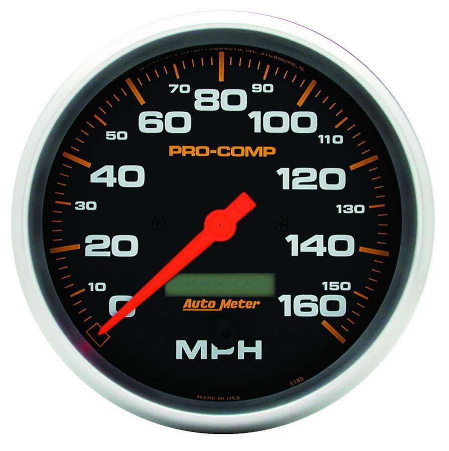 AutoMeter5in P/C Electric Speedo 0-160MPH