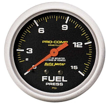 Load image into Gallery viewer, AutoMeter0-15 Fuel Pressure Gauge