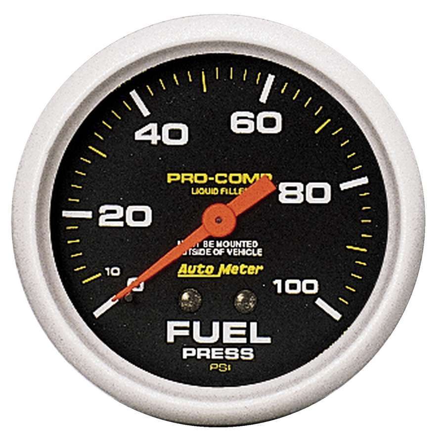 AutoMeter0-100 Fuel Pressure Gaug