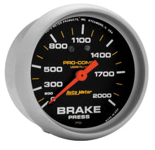 Load image into Gallery viewer, AutoMeter0-2000 Brake Pressure