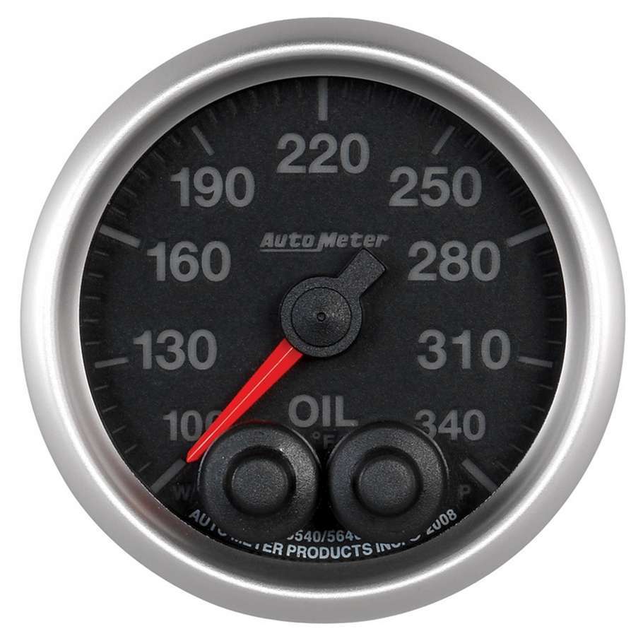 AutoMeter2-1/16 E/S Oil Temp Gauge - 100-340