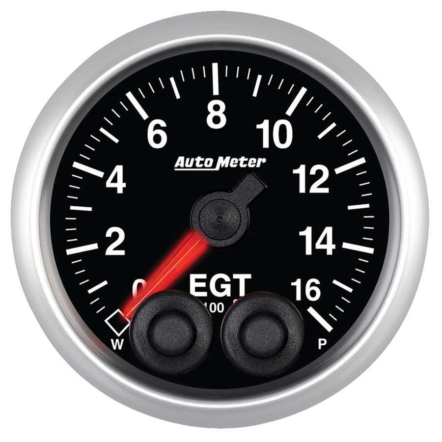 AutoMeter2-1/16 E/S Pyrometer/EGT Gauge - 0-1600F