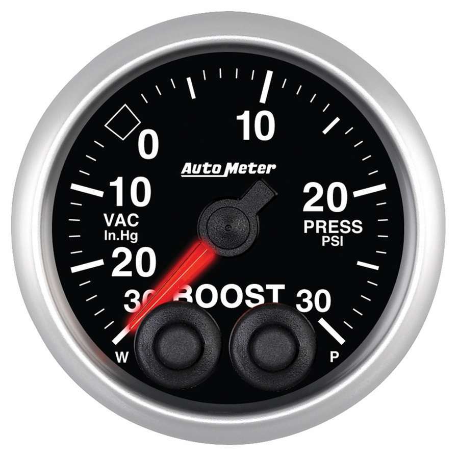 AutoMeter2-1/16 E/S Boost Gauge - 30in HG/30psi