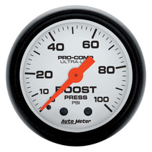 Load image into Gallery viewer, AutoMeter2-1/16in P/S Boost Gauge 0-100psi