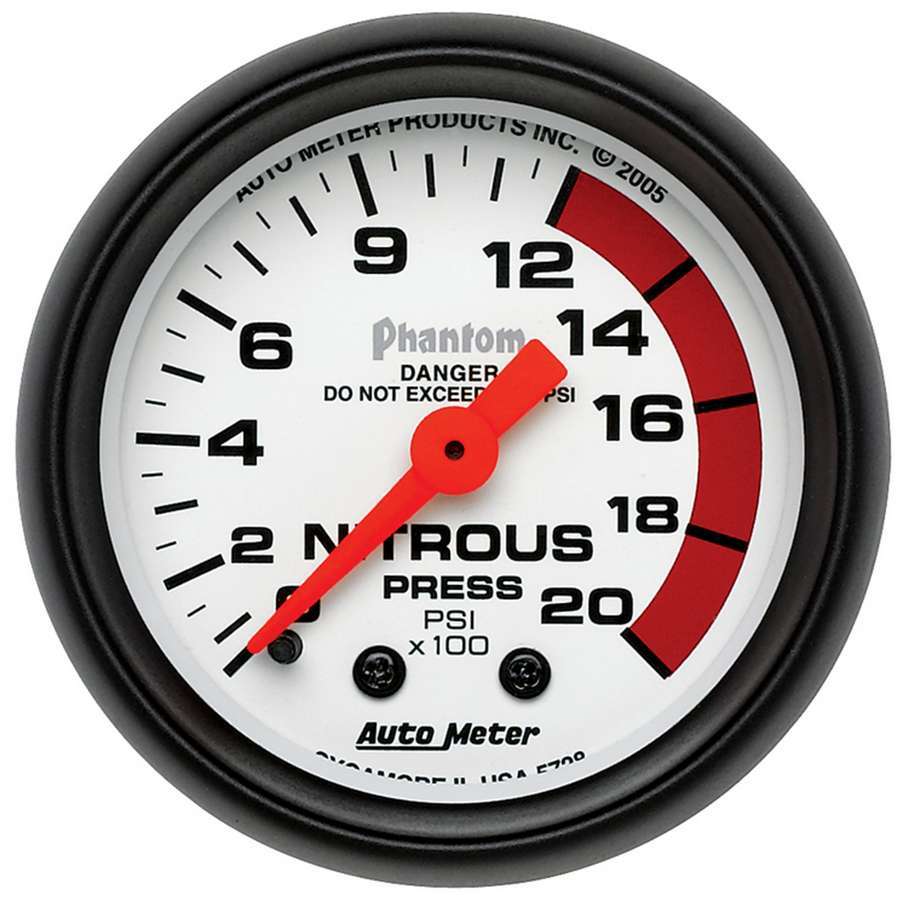 AutoMeter2-1/16in Phantom Nitrous Pressure Gauge