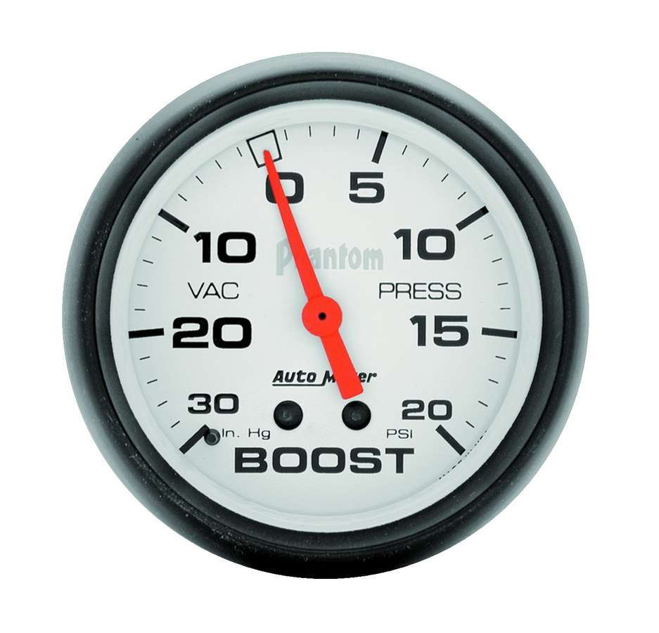 AutoMeter2-5/8in Phantom Boost Gauge 20psi