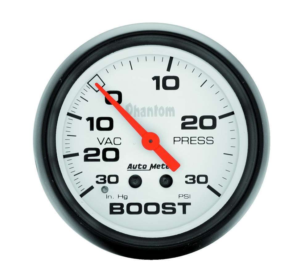 AutoMeter2-5/8in Phantom Boost Gauge 30psi