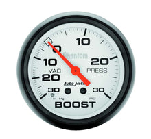 Load image into Gallery viewer, AutoMeter2-5/8in Phantom Boost Gauge 30psi