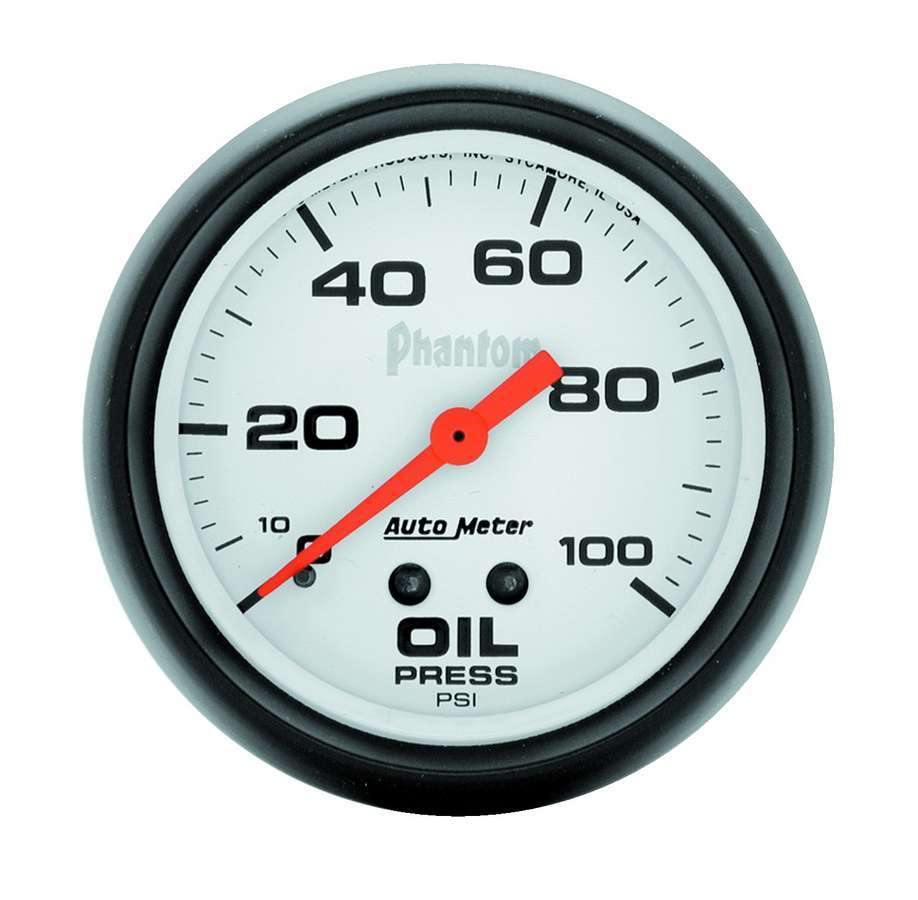 AutoMeter2-5/8in Phantom Oil Pressure Gauge 0-100psi