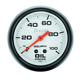 AutoMeter2-5/8in Phantom Oil Pressure Gauge 0-100psi