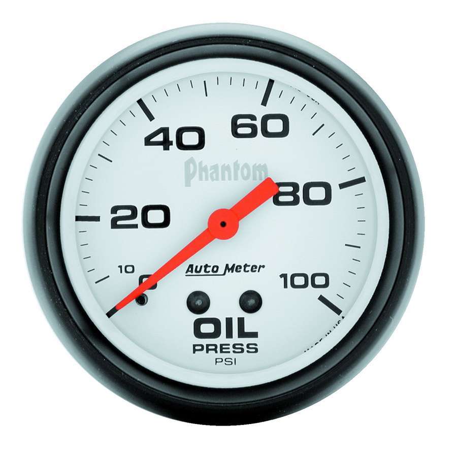 AutoMeter2-5/8in Phantom Oil Pressure Gauge 0-100psi