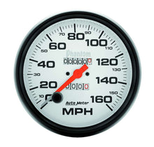 Load image into Gallery viewer, AutoMeter5in Phantom Speedometer 160mph