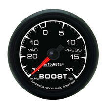 Load image into Gallery viewer, AutoMeter2-1/16 ES Boost/Vacuum Gauge - HG/20psi