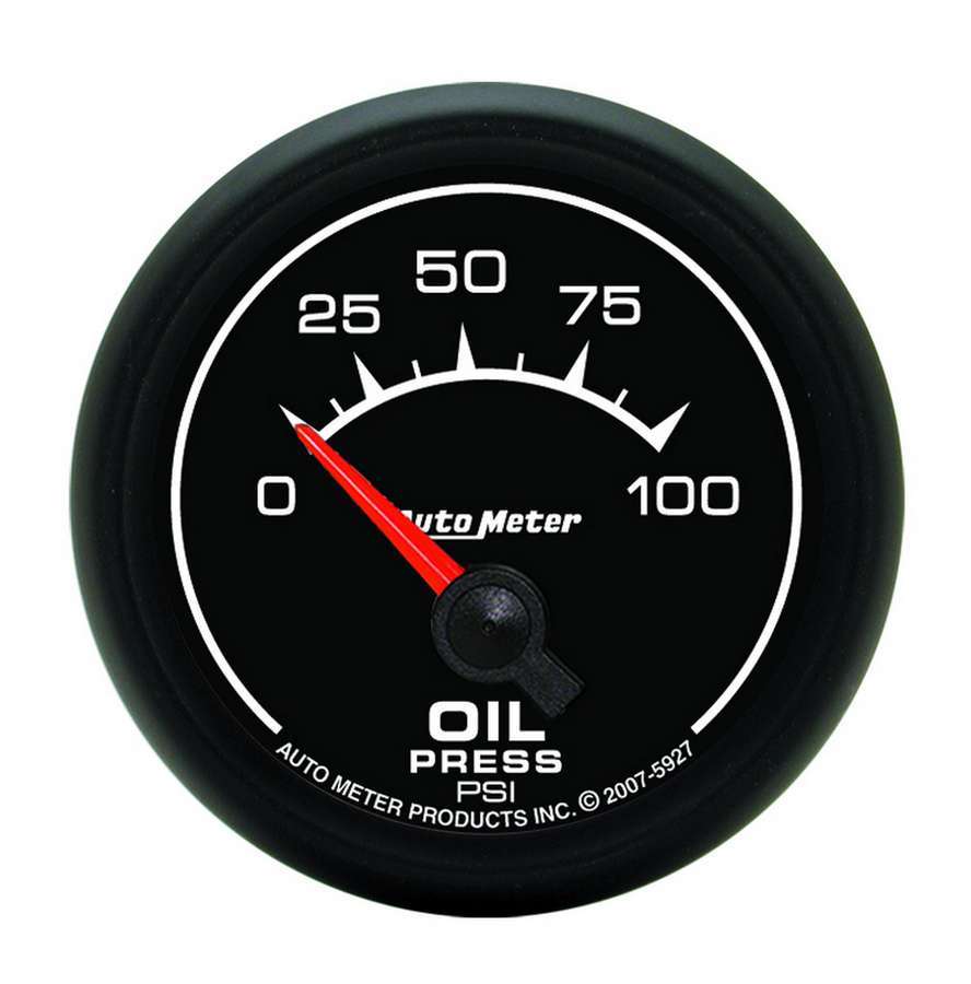 AutoMeter2-1/16 ES Oil Pressure Gauge - 0-100psi