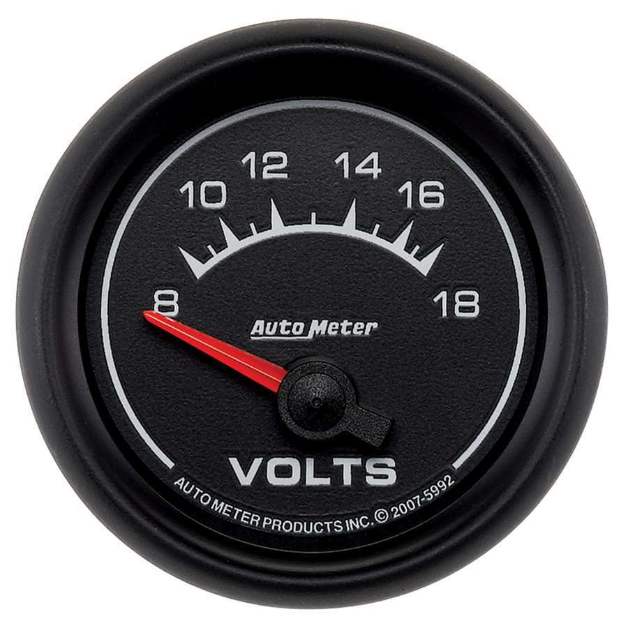 AutoMeter2-1/16 ES Voltmeter Gauge - 8-18