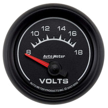 Load image into Gallery viewer, AutoMeter2-1/16 ES Voltmeter Gauge - 8-18