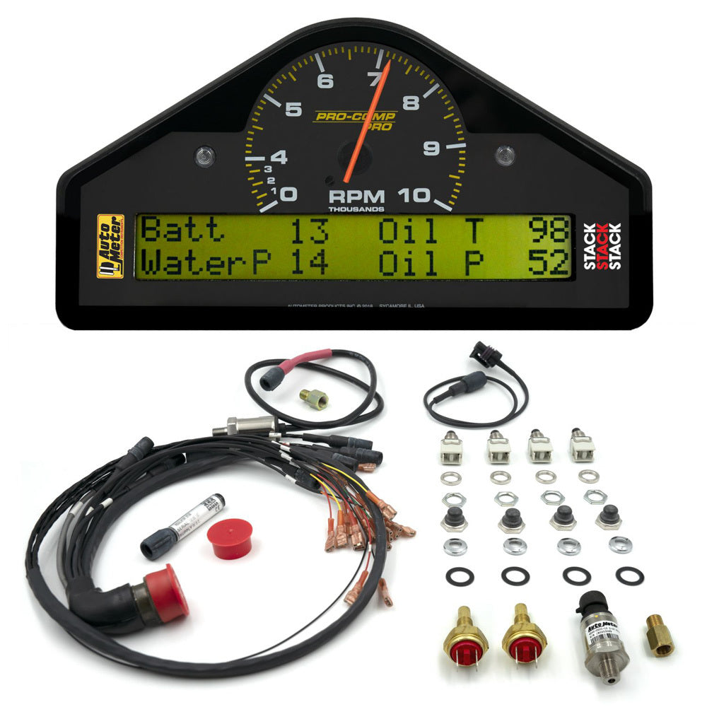 AutoMeterPro-Comp Race Dash 0-4-10K RPM 7.5x4.0x1.5