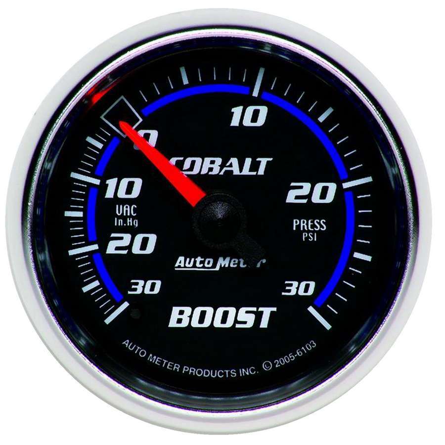 AutoMeter2-1/16in C/S Boost/Vac Gauge 30in Hg/30psi