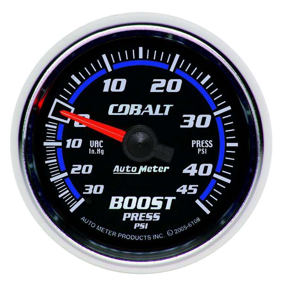 AutoMeter2-1/16 C/S Boost/Vacuum Gauge 30/45