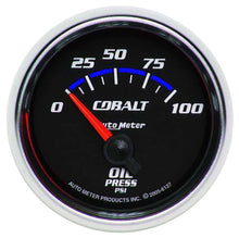 Load image into Gallery viewer, AutoMeter2-1/16in C/S Oil Pressure Gauge 0-100psi