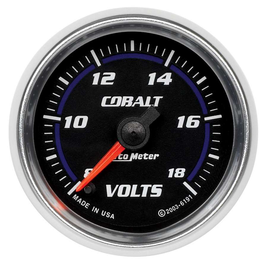 AutoMeter2-1/16in C/S Voltmeter Gauge 8-18 Volts