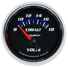 Load image into Gallery viewer, AutoMeter2-1/16in C/S Voltmeter Gauge 8-18 Volts