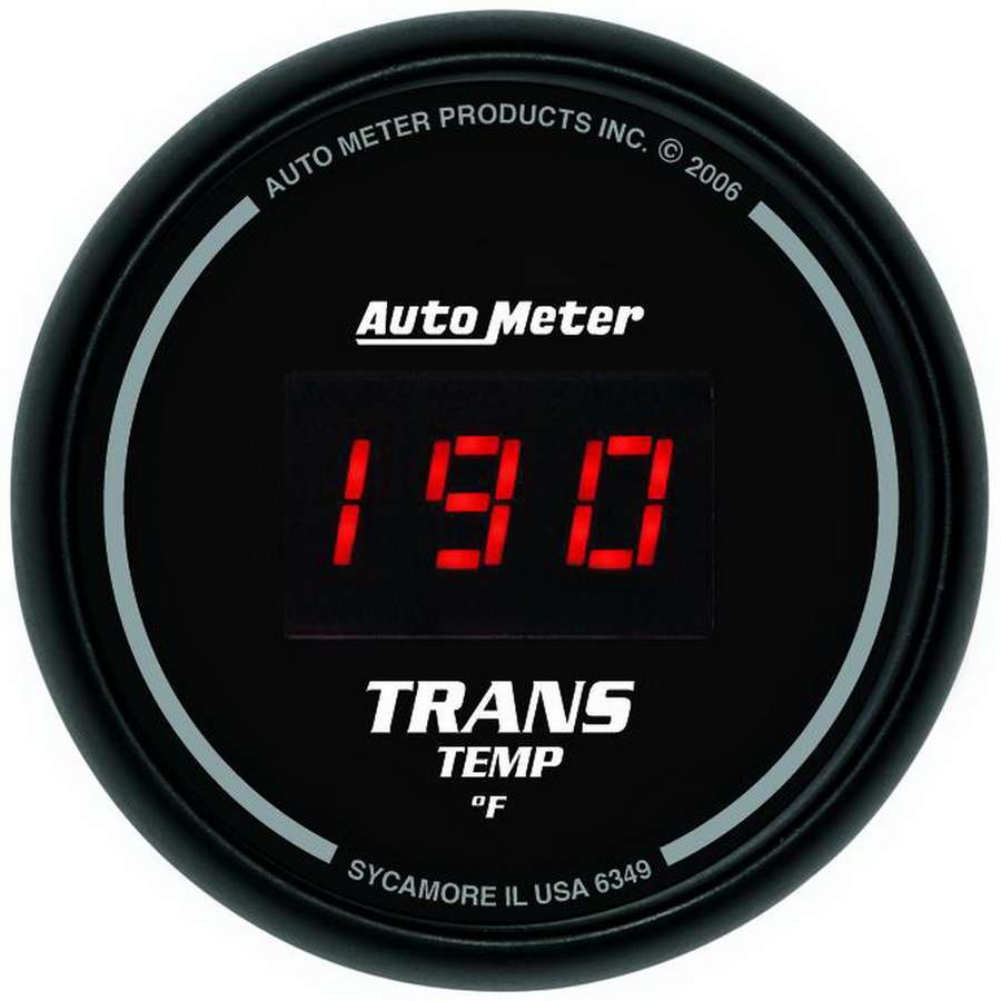 AutoMeter2-1/16in DG/B Trans Temp Gauge