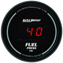 Load image into Gallery viewer, AutoMeter2-1/16in DG/B Fuel Pressure Gauge