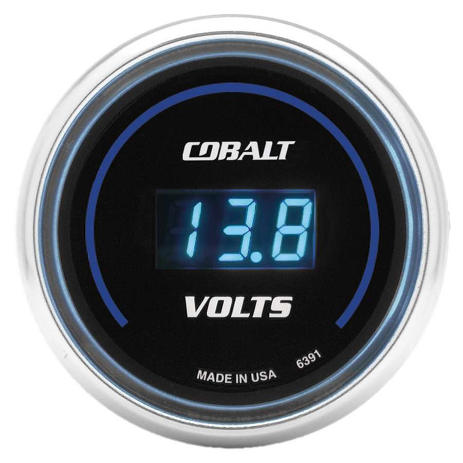 AutoMeter2-1/16in C/S Digital Voltmeter Gauge 8-18 Vol