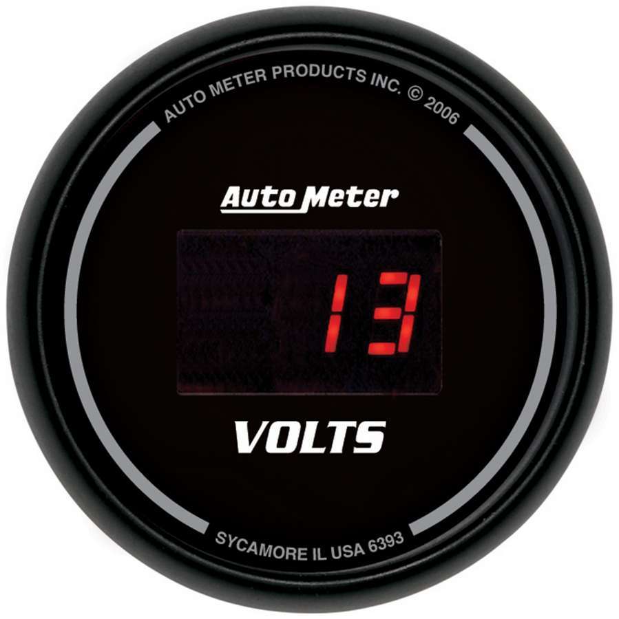 AutoMeter2-1/16in DG/B Voltmeter Gauge