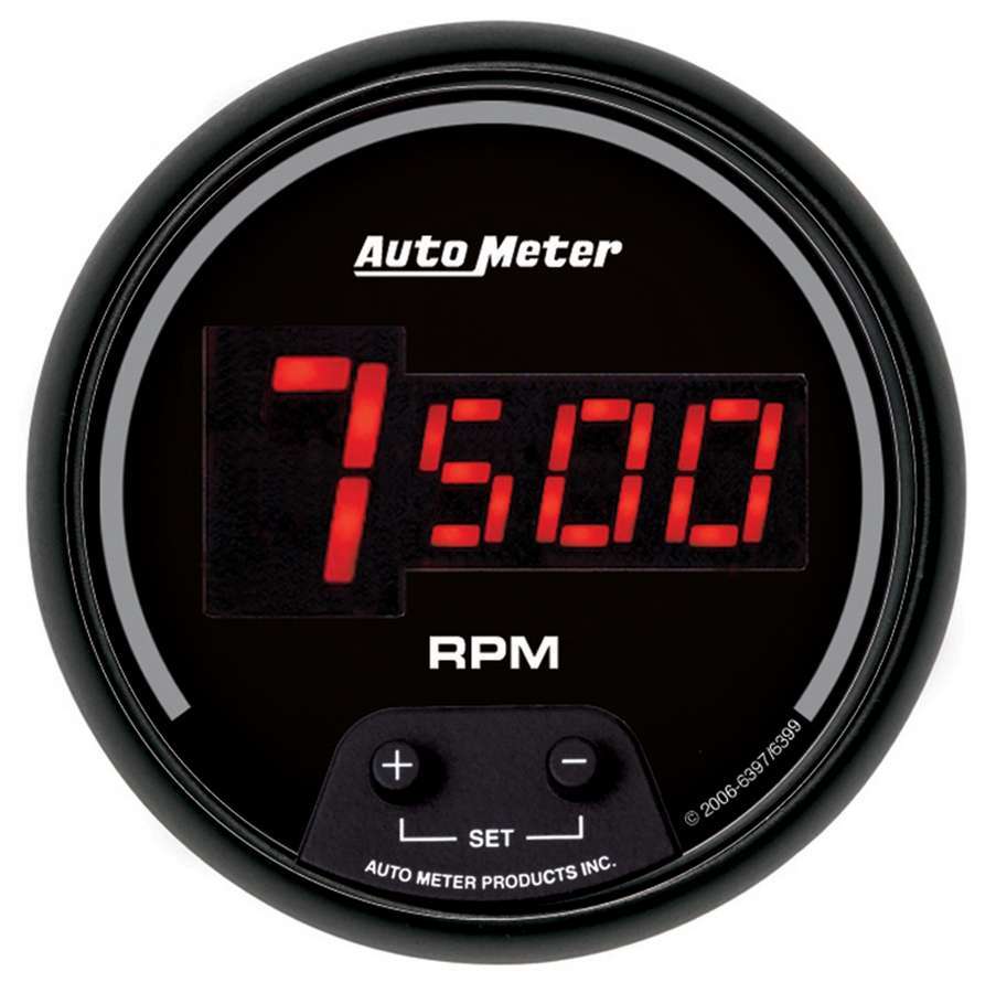 AutoMeter3-3/8in DG/B In-Dash Tachometer