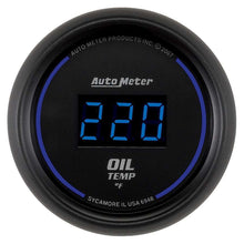 Load image into Gallery viewer, AutoMeter2-1/16in Cobalt Oil Temp Gauge  Digital 340F