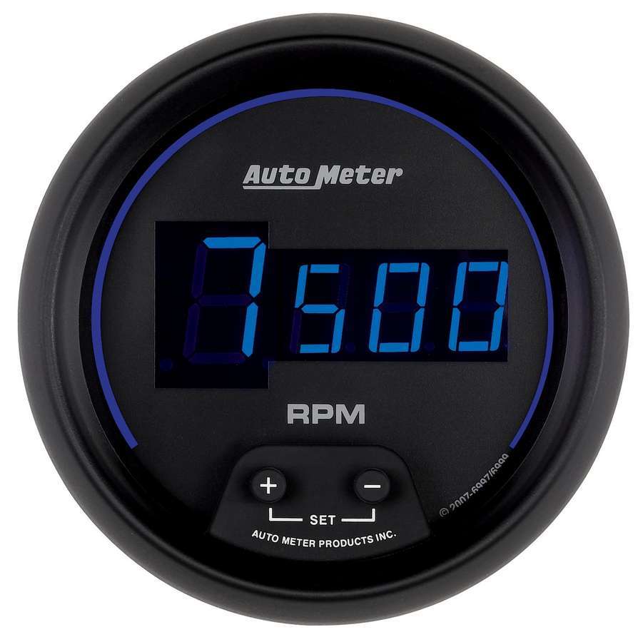 AutoMeter3-3/8 Cobalt Digital In-Dash Tach - Black