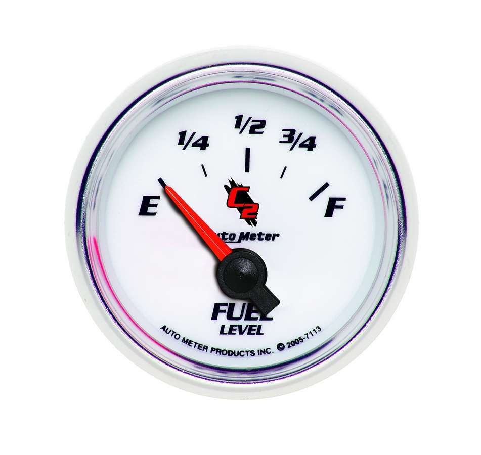 AutoMeter2-1/16in C2/S Fuel Level Gauge 0-90ohms