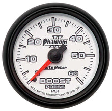 Load image into Gallery viewer, AutoMeter2-1/16in P/S II Boost Gauge 0-60psi