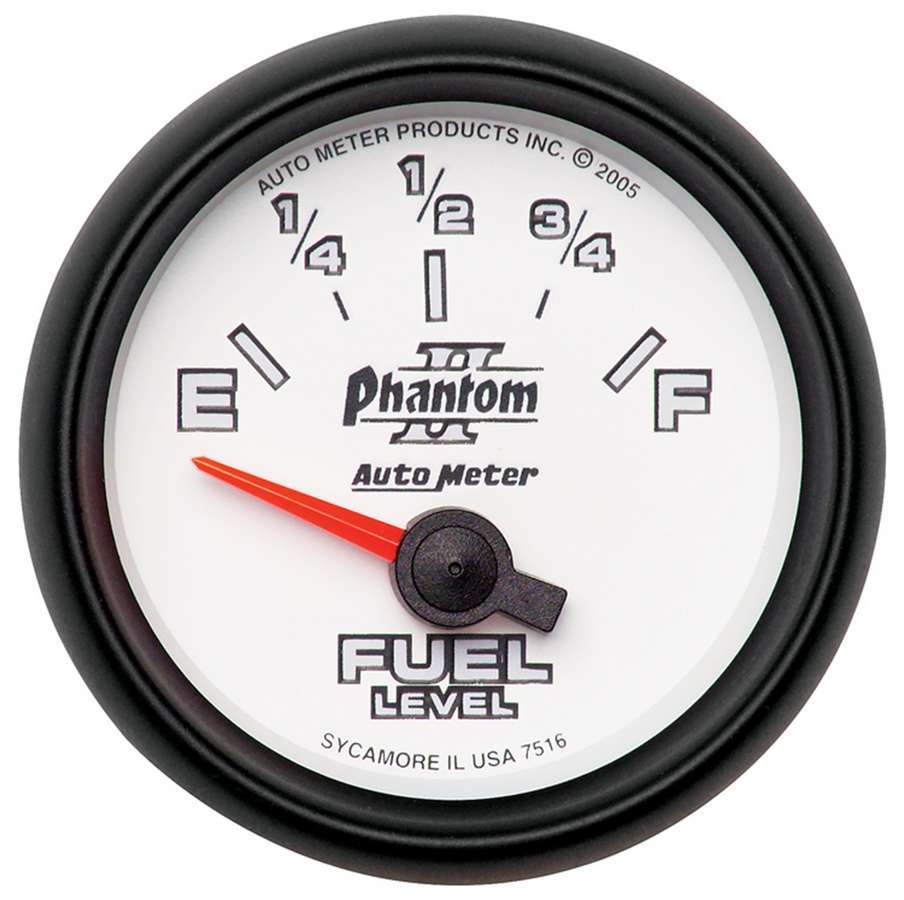 AutoMeter2-1/16in P/S II Fuel Level Gauge 240-33ohms