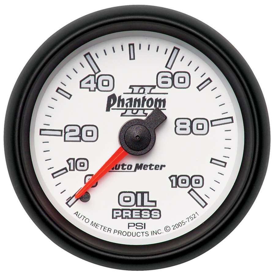 AutoMeter2-1/16in P/S II Oil Pressure Gauge 0-100psi