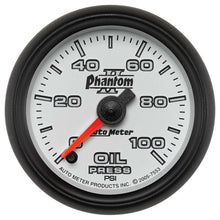 Load image into Gallery viewer, AutoMeter2-1/16in P/S II Oil Pressure Gauge 0-100psi